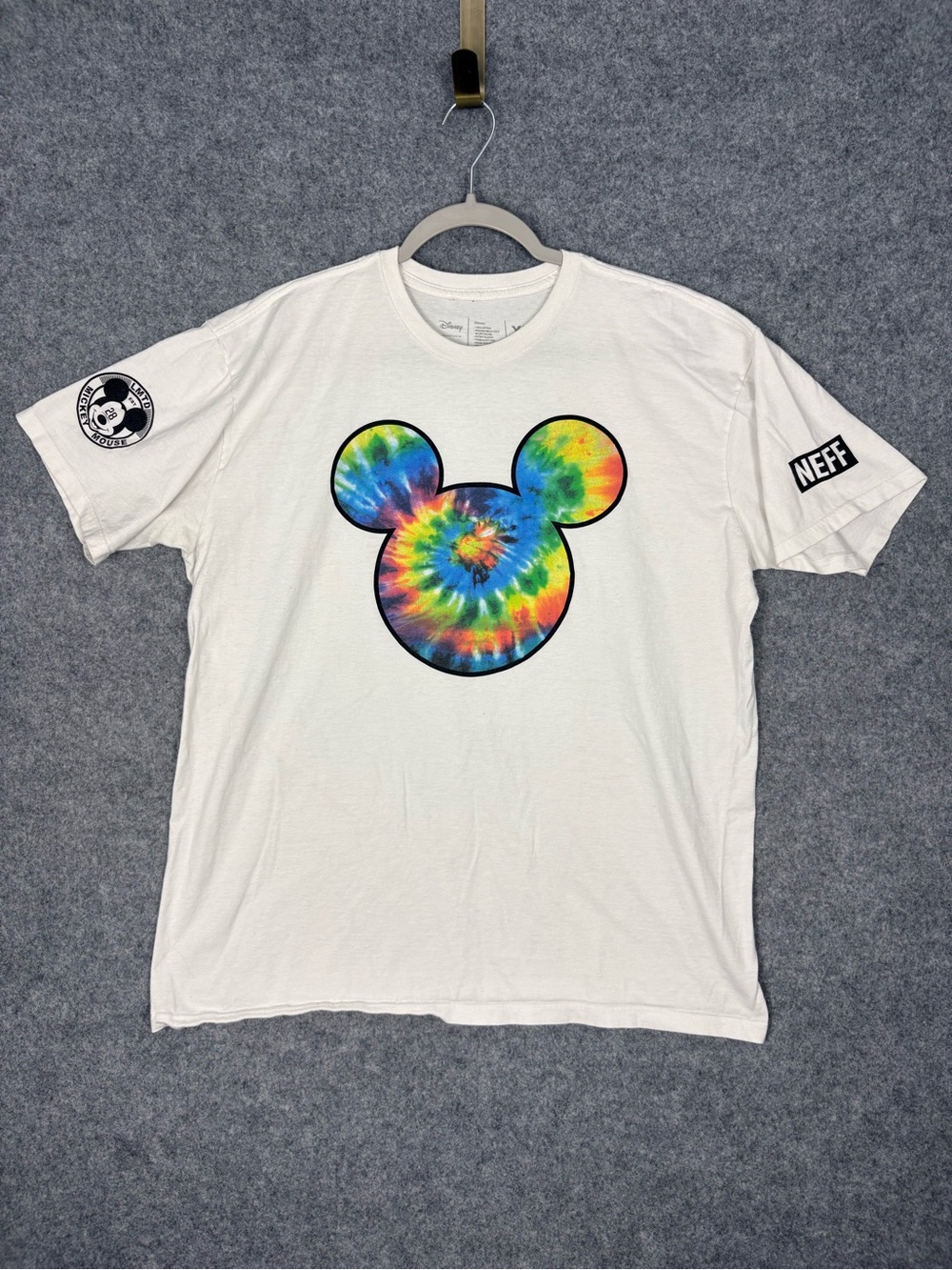 Disney x Neff Mickey Mouse Tie Dye Graphic Tee XL